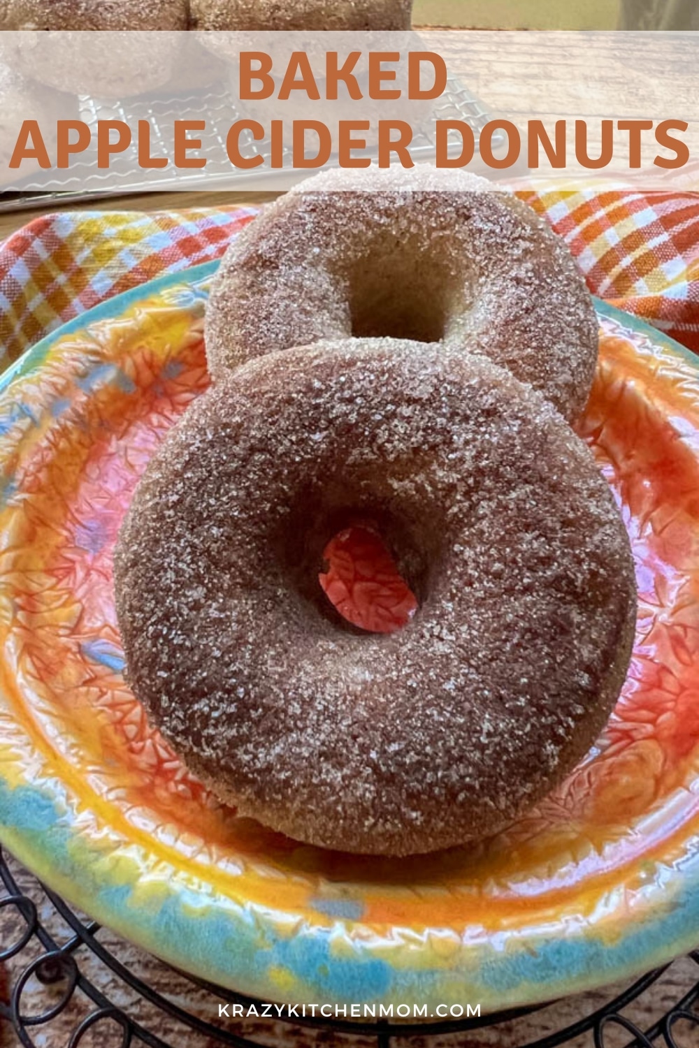It’s apple season! And what’s better than soft, cakey donuts with the flavors and aroma of fall? With hints of cinnamon and nutmeg give these donuts all the fall feels. via @krazykitchenmom
