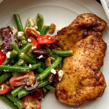 GREEK BAKED CHICKEN THIGHS