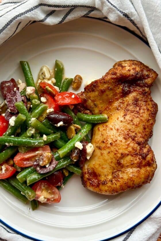 Greek Baked Chicken Thighs Krazy Kitchen Mom