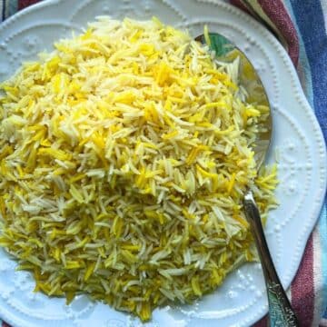 bowl of indian rice