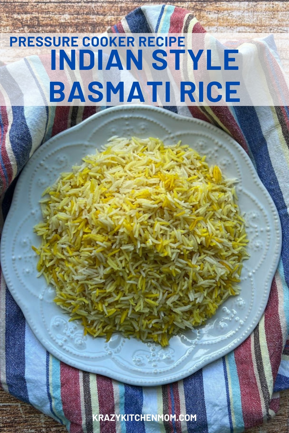 Transform any meal with perfectly fluffy, aromatic basmati rice cooked to perfection in a pressure cooker, bringing the vibrant flavors of Indian cuisine to your table. via @krazykitchenmom