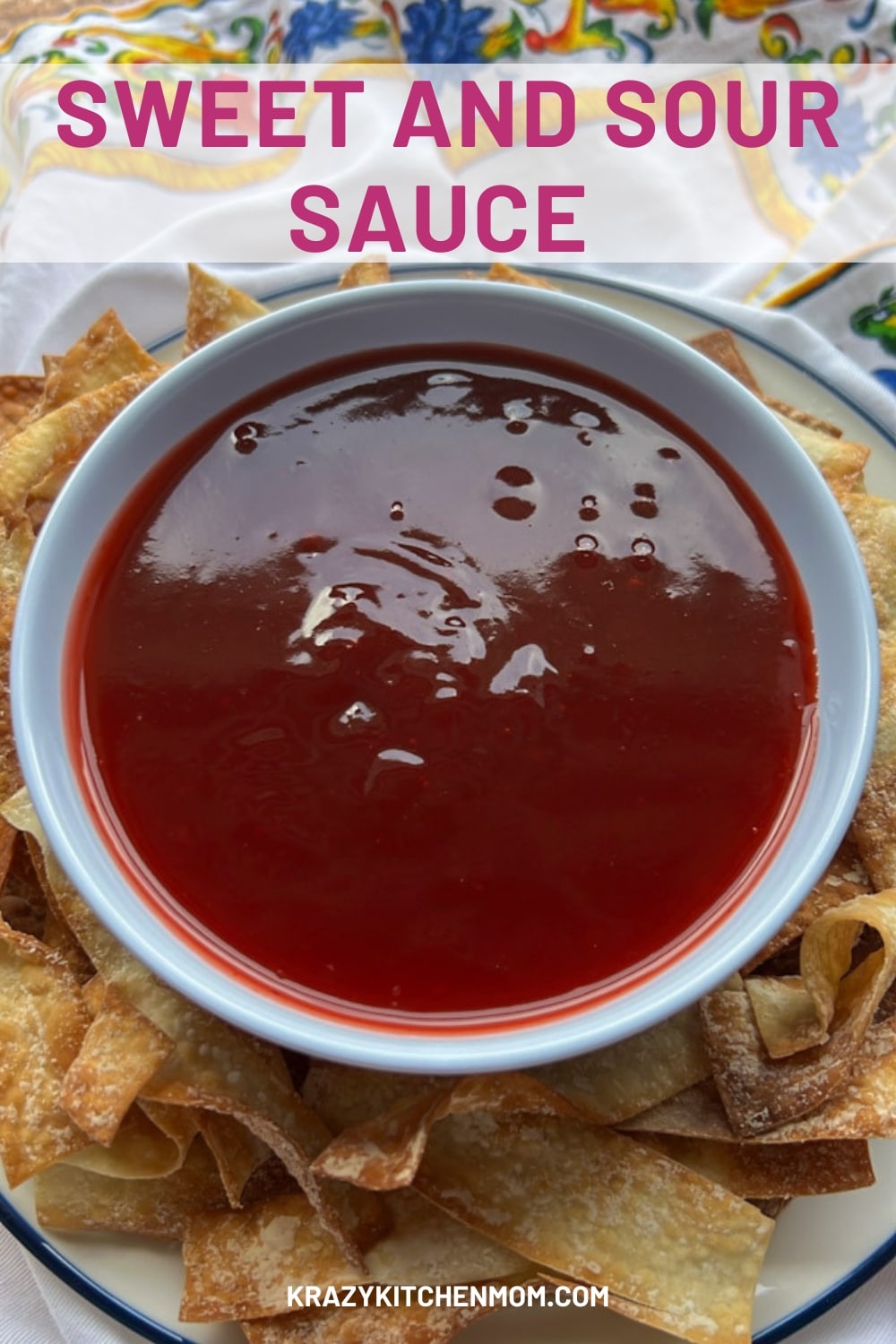 A vibrant, tangy condiment that delivers a burst of flavor. It's commonly used to enhance the taste of stir-fries and dipping sauces. The sauce is a balance between sweetness and acidity that is smooth and glossy in appearance and texture.  via @krazykitchenmom