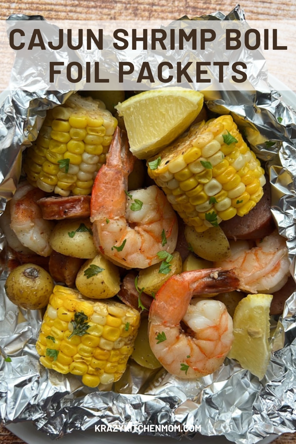 Fire up the grill pan and fire up your taste buds with this easy foil dinner that is spicy, hearty, and easy dinner with no cleanup. via @krazykitchenmom