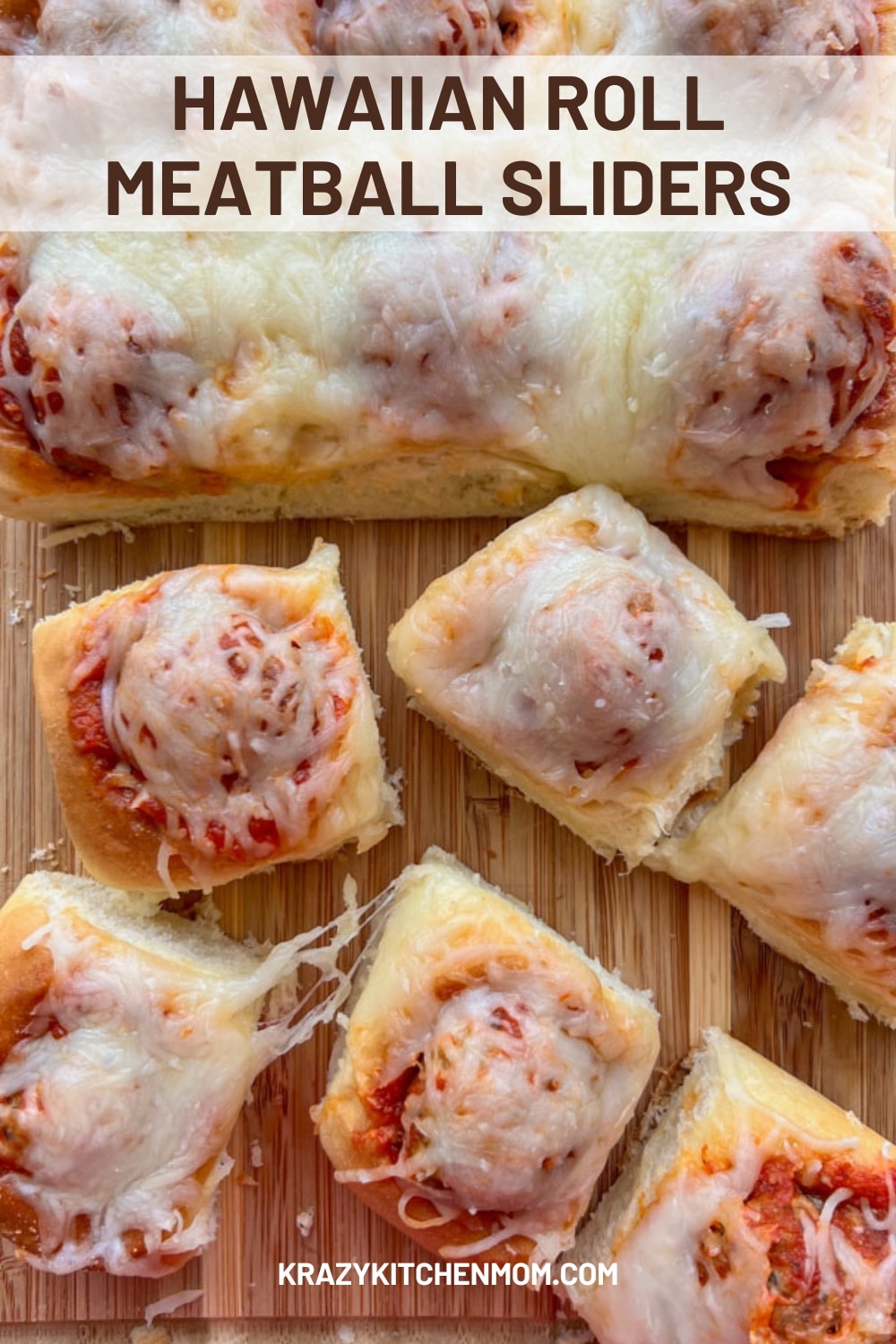 There's something addictive about the combination of juicy tender meatballs and sweet, soft Hawaiian Rolls. via @krazykitchenmom